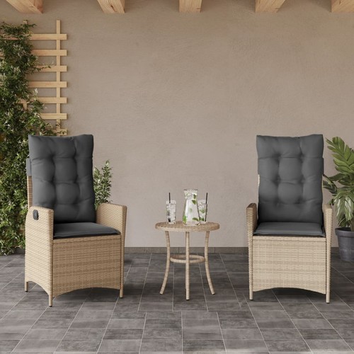 Sedie reclinabili giardino 2pz - reclinabili,