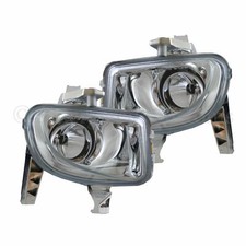 2x Coppia Fari Fendinebbia per Fiat Grande Punto 2005-2009 Parabola Cromata