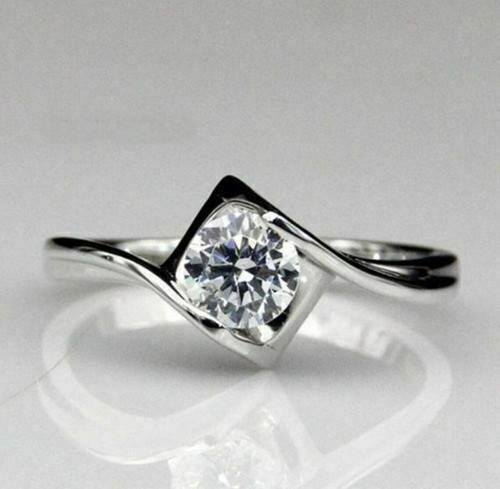 Anello regalo solitario