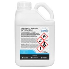 TANICA da 5 LT LIQUIDO LAVAGGIO INFIAMMABILE TUBAZIONI IMPIANTO CONDIZIONAMENTO