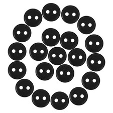  50 Pcs Accessori Per Cucito Bottoni Neri Pulsanti Di Vestiti Piccoli