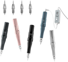 PMU K7 Macchinetta Tatuaggio Rotativa a Penna per Trucco Semipermanente (Rosa)