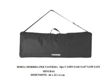 HTO KBL04 CUSTODIA BORSA MINI BAG per TASTIERA CASIO SA46 SA47 SA50 SA51 46x22x6