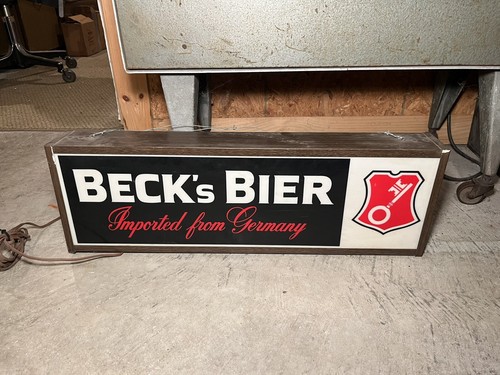 Insegna luminosa birra beck - insegna,