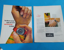 PUBBLICITA' 1968 OROLOGIO