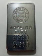 Lingotto Argento 250 Grammi