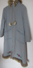 Parka vintage blu chiaro
