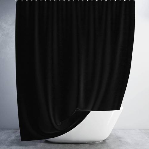 Tenda doccia uni - doccia, nera