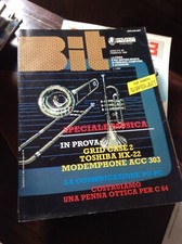 BIT RIVISTA PERSONAL COMPUTER RETRO GAMING ACCESSORI VINTAGE COMMODORE N69 1986 