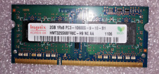 MEMORIA RAM 2GB DDR3 PC3-10600S Hynix HMT325S6BFR8C-H9 1333 MHz Notebook