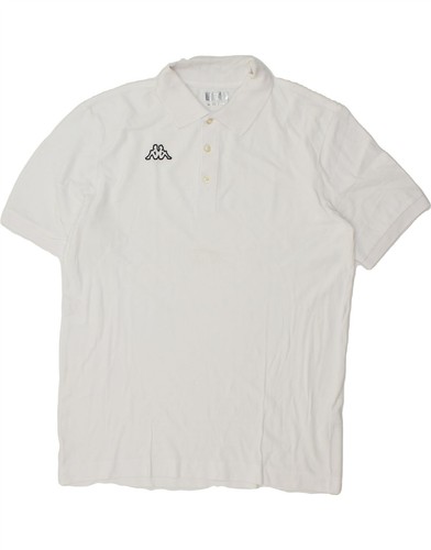 Polo uomo kappa grande bianca - polo,