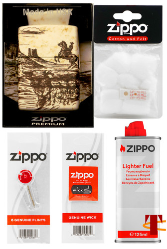 Set regalo zippo accendino a - set,