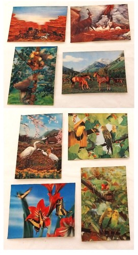 Cartoline lenticolari vintage