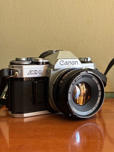 Canon 50mm f - ae-1, fd