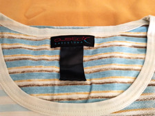 Custo Barcelona Womens T-shirt Vintage  bianco/grigio/azzurro stile oriente