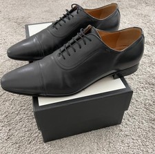 Authentic Black Gucci Cap-Toe