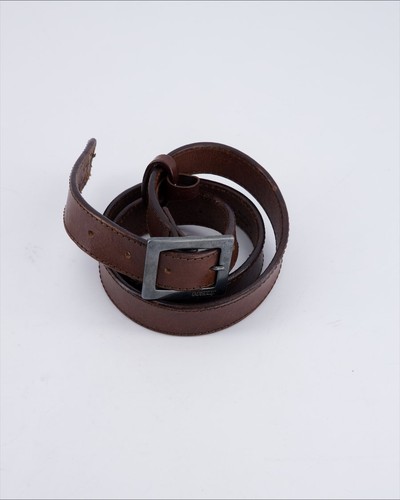 Cintura dondup pelle marrone - cintura,