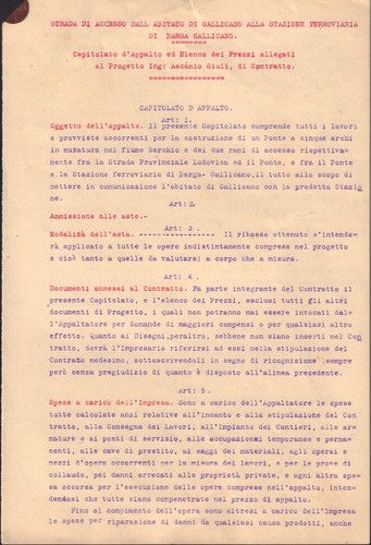 Strada dall abitato - dall'abitato, di