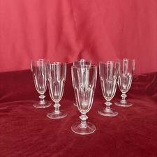 6 flûtes à Champagne cristal