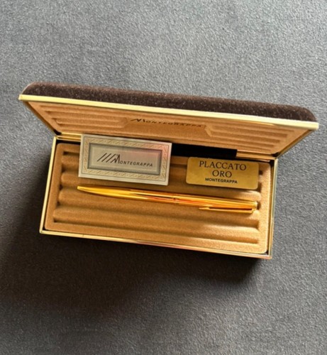 Penna montegrappa placcata - montegrappa, oro