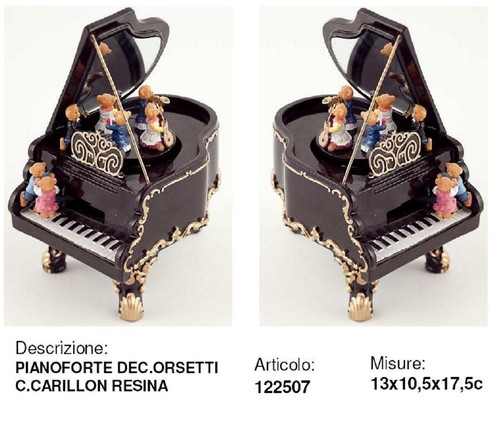 Giostra pianoforte antico 17 - antico, h.17
