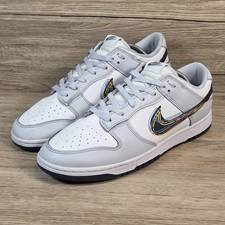 Nike Dunk Low 3D Swoosh bianco