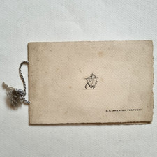 Amerigo Vespucci Regia Nave Fascismo Marina Auguri Natale Ventennio 1933