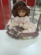 vintage Bambola In Porcellana