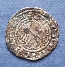 ANTICA MONETA ARGENTO MEDIOEVO COIN MONNAIE SICILIA TRINACRIA FEDERICO PIERREALE