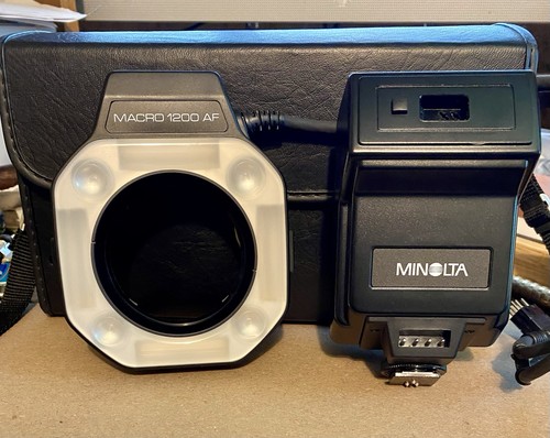 Minolta macro flash 1200af - flash,