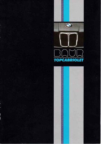 Catalogue brochure baur bmw - baur,