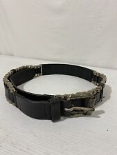 cintura vintage in pelle e catena in ferro in stile Harley Davidson