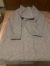 Giubbino invernale lungo, taglia unica, colore: grigio