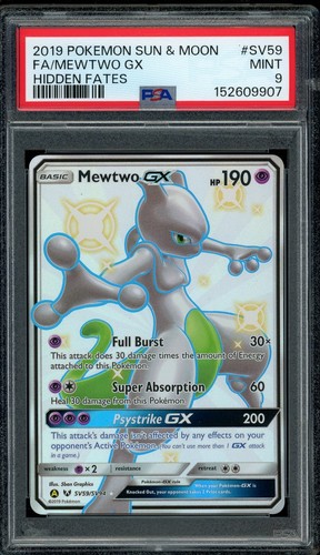 Pokemon psa mewtwo gx - pokemon,