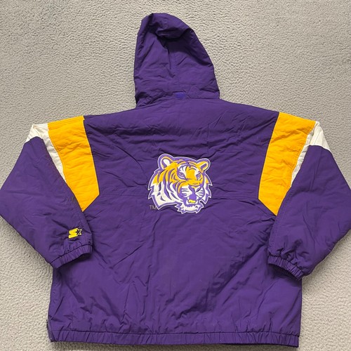 Lsu tigers starter jacket - lsu, uomo