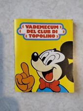 VADEMECUM DEL CLUB DI TOPOLINO ORIGINALE  OTTIMO 