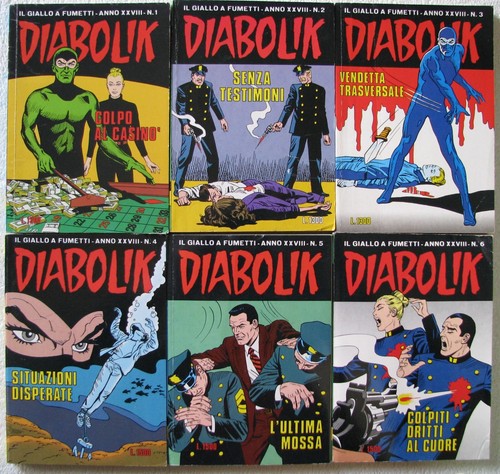 Diabolik anno xxviii 1989 - diabolik,