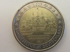 MONETA DA 2 EURO Mecklenburg Vorpommern GERMANIA 2007 ZECCA A