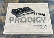Moog Prodigy Owners Manual By
