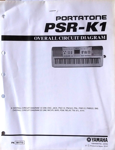 Yamaha psr tastiera - psr-k1,