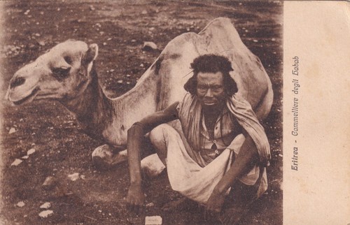 Cartolina militare eritrea - militare,