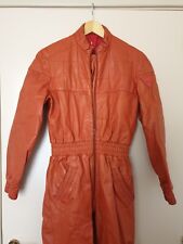 DAINESE Tuta moto intera 1 pezzo vera pelle VINTAGE RETRO RACER MOL tg 46 anni70