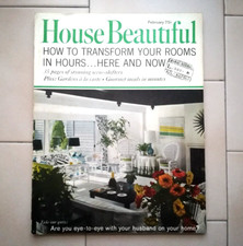 HOUSE BEAUTIFUL RIVISTA DI ARREDAMENTO DA COLLEZIONE IN INGLESE - (120)