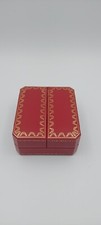  Cartier Red Box  Sveglia / da TAVOLA ecrin case uhrenbox  ottime  condizioni☆☆☆