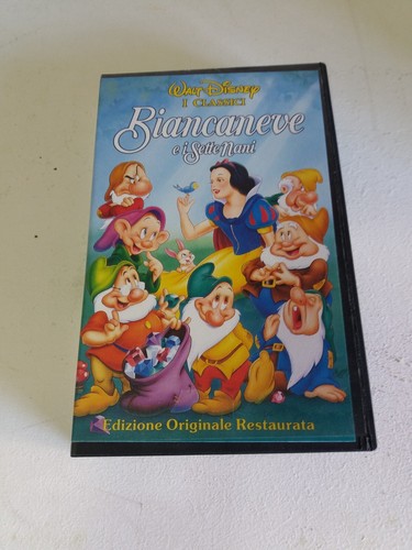 Vhs biancaneve sette - i, nani