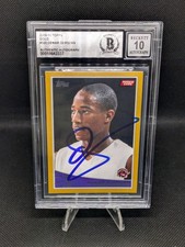 Carta firmata DeMar DeRozan 2009-10 Topps Gold /2009 RC #320 Beckett BAS Auto 10