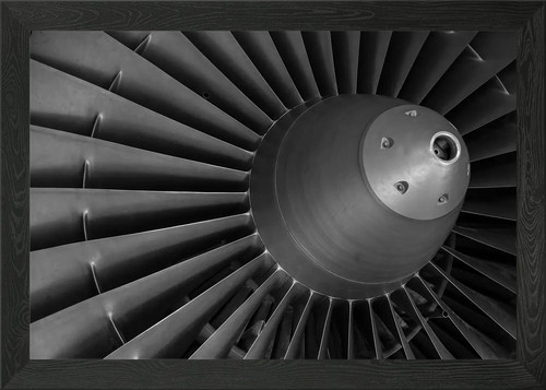Jet engine turbina primo piano - jet,
