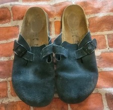 Scarpe slip on Betula blu pelle scamosciata punta chiusa donna tg 9 260 ottime condizioni qualche usura