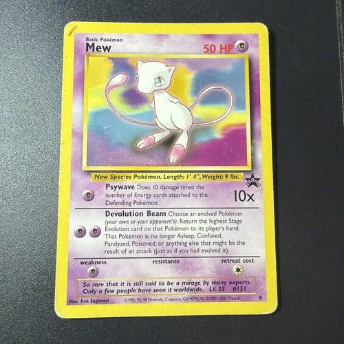 1999 pokemon card - card, mew