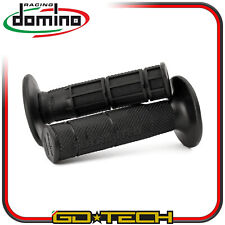 MANOPOLE DOMINO MOTO CROSS ENDURO Nere MOTARD PIT BIKE OFF ROAD UNIVERSALI